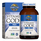Garden of Life Vitamin Code Men's Multivitamin with Probiotics - Heart Health, Prostate Health and Digestive Support, Non-GMO, 240 Capsules