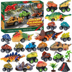 Advent Calendar 2026 Kids Boys,Dinosaur Monster Truck 24 Days Countdown Toy