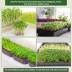 Humyoun 10 x 236 Microgreens Growing Mat Jute Fiber Grow Mats Extra Long Hydroponic Grow Pads for Wheatgrass, Sprouts, Hydroponics Seed Starter Trays, Organic