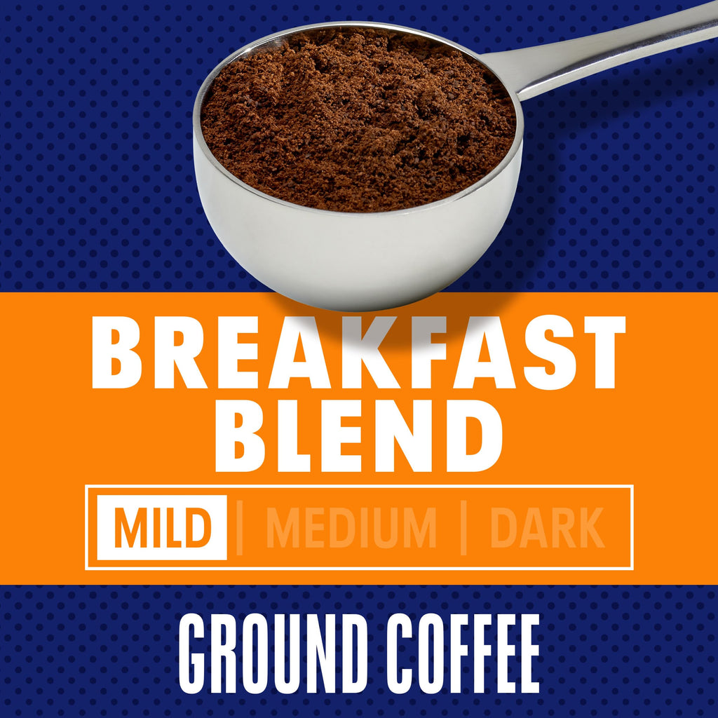 Maxwell House Ground Coffee, Breakfast Blend Mild Roast, 38.8 oz Canister