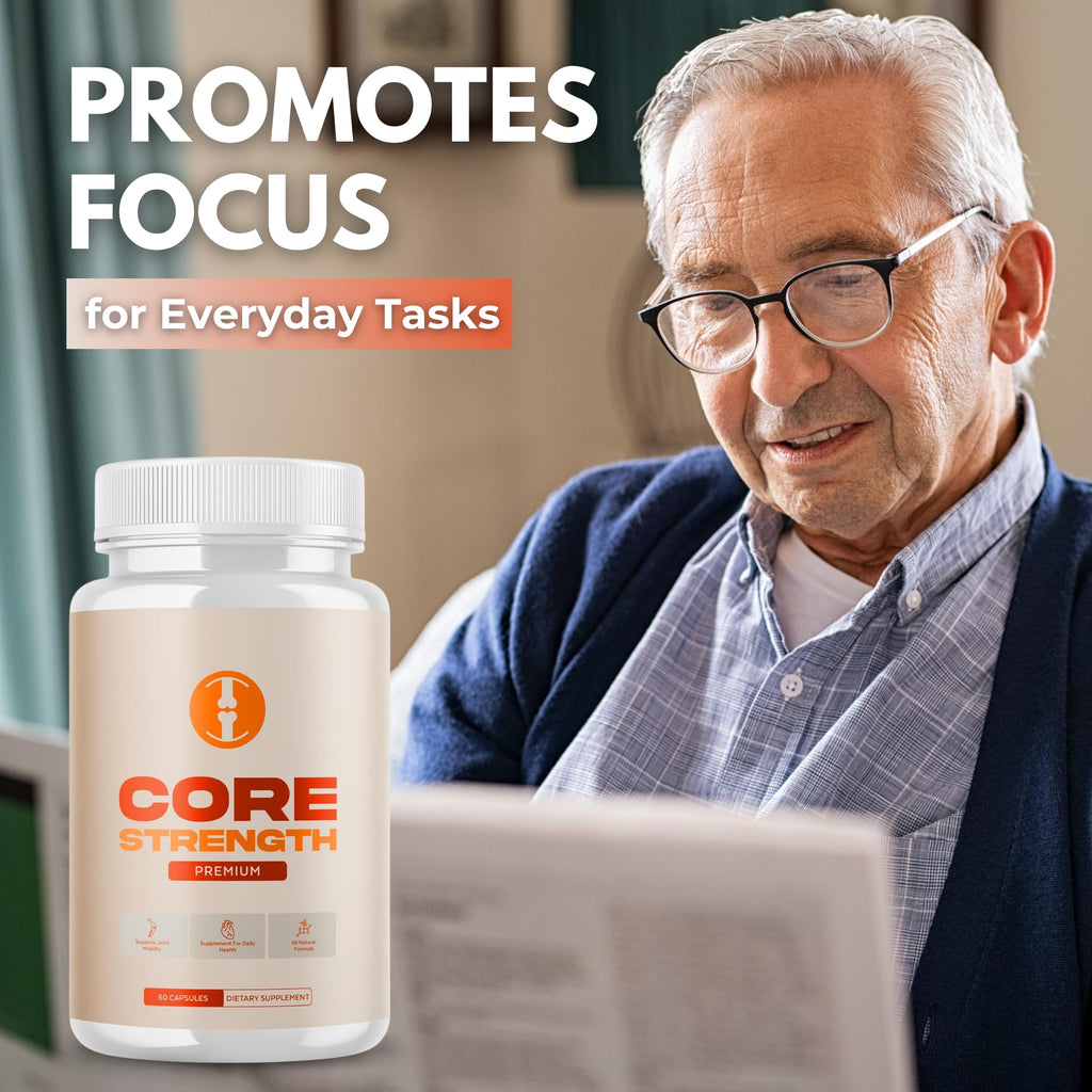 Original Core Strength Advanced Pills Capsule, Advance Premium Formula, Natural Ingredients for Overall Health & Balanced Healthy Lifestyle | 60 Capsules Each Bottle (Pack of 5)