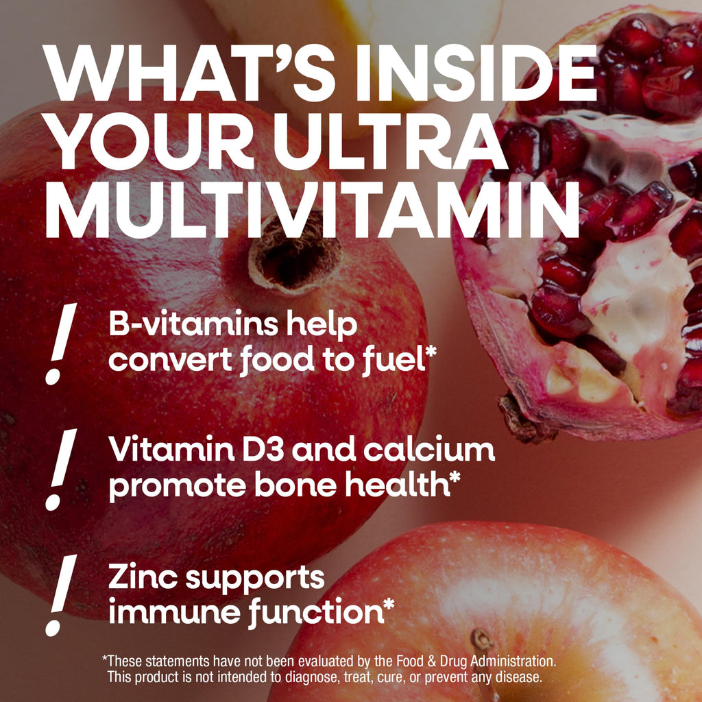 Nature's Way Alive! Ultra Potency Multivitamin for Women 50 Plus, Complete High Potency Formula with Vitamin D3, C, E, Methylated B12, Supports, Heart, Brain, and Bone Health*, 60 Tablets (Set of 3)