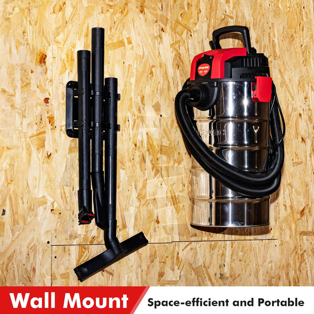 Shop-Vac 6 Gallon 4.0 Peak HP Wet/Dry Vacuum, Wall Mountable Shop Vacuum
