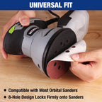 WORKPRO 150-Piece 80 Grit Sanding Discs - 5-Inch 8-Hole Hook and Loop Sandpaper for Random Orbital Sander (Not for Oscillating Tools or Mouse Sander)