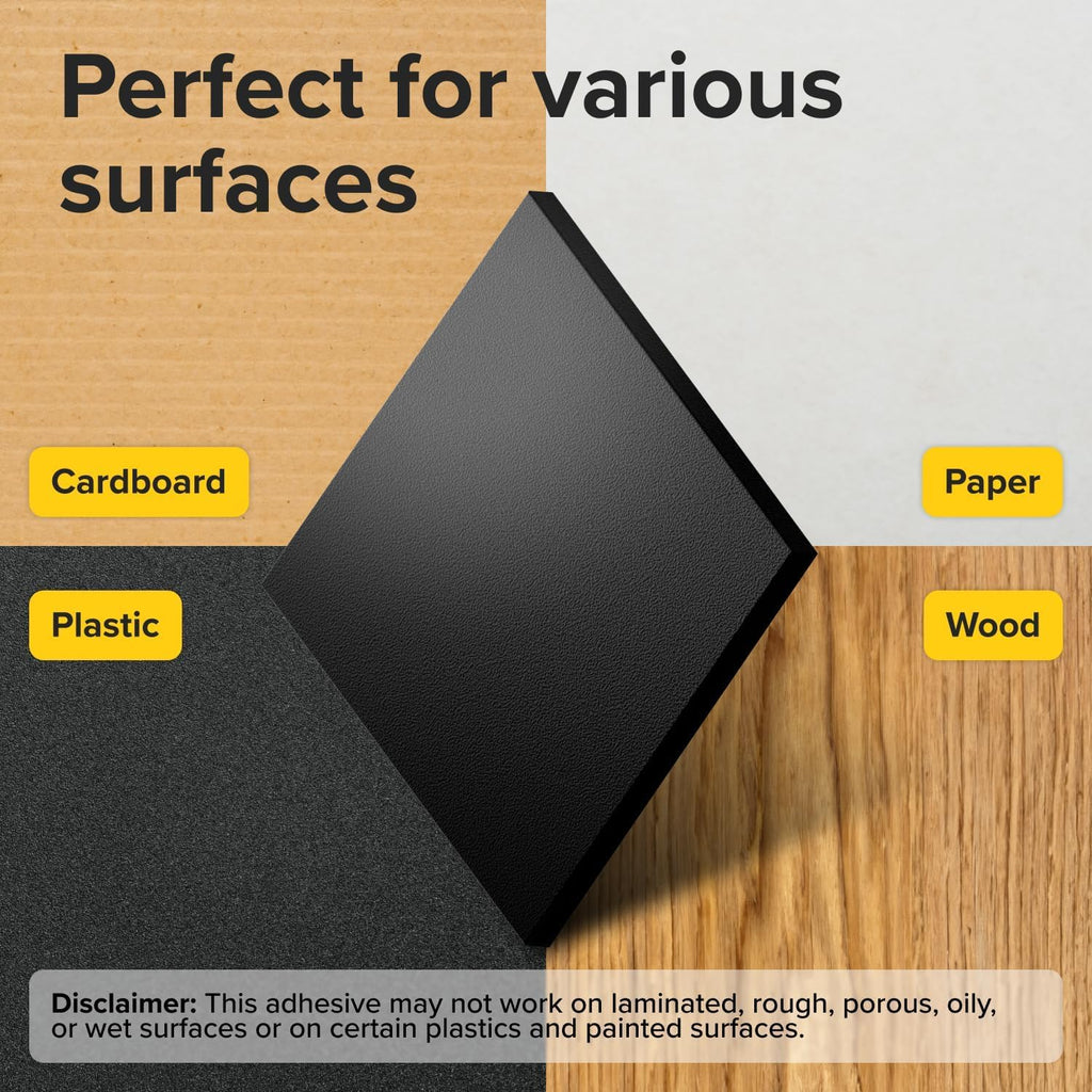 Pre-Cut Adhesive Magnetic Tape Squares, 0.8"x0.08" (20x2mm), 36 pcs