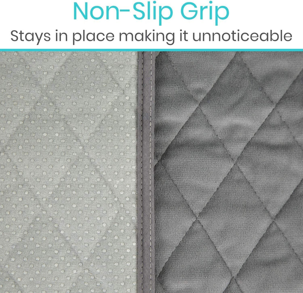 Sures Waterproof Chair Pads for Incontinence (22" x 21") - Washable, Waterproof Seat Protector - Chair Protector Seat Cover - Absorbent Pad for Bed, Seat, Car, Wheelchair & Recliner (Gray, 4 Pack)