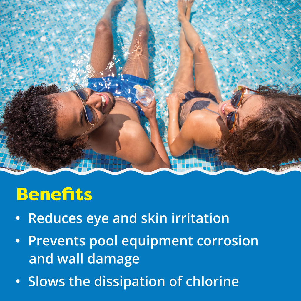 In The Swim pH Increaser for Pools - Granular 100% Sodium Carbonate (Soda Ash) to Raise pH Up - 10 Pounds