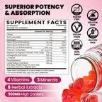 duwhot Cortisol Gummies, 15 in 1 Lower Cortisol Supplements for Women, w. Ashwagandha, Magnesium, Phosphatidylserine, Folate for Hormone Balance, Mood, Focus, Sleep Support, Sugar Free, Vegan, 120