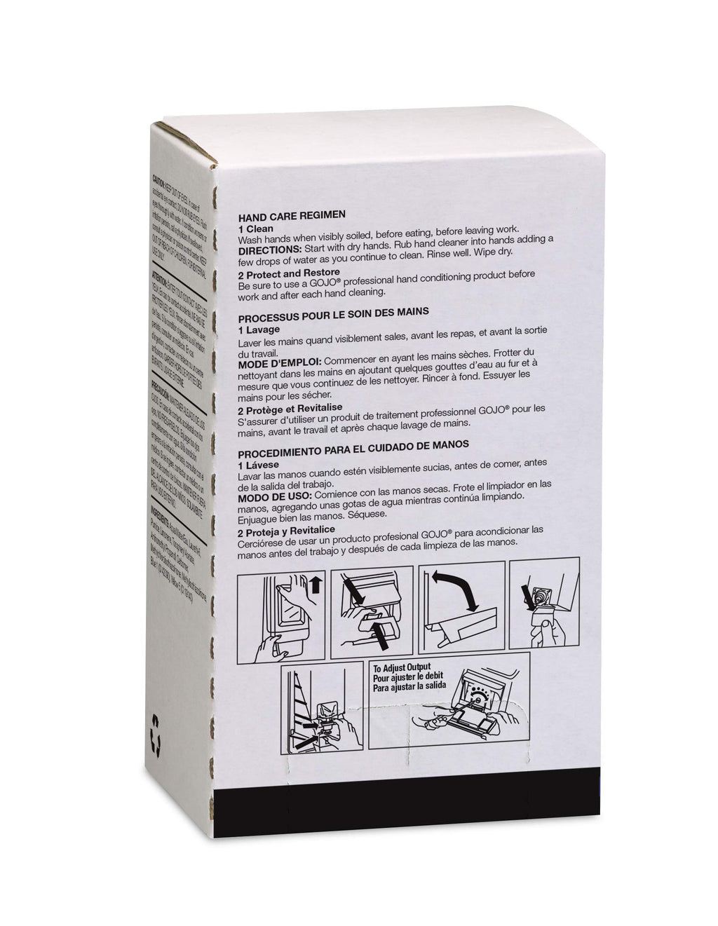 GOJO PRO TDX MULTI GREEN Hand Cleaner Refill, 4ct x 2000 mL - 7265-04