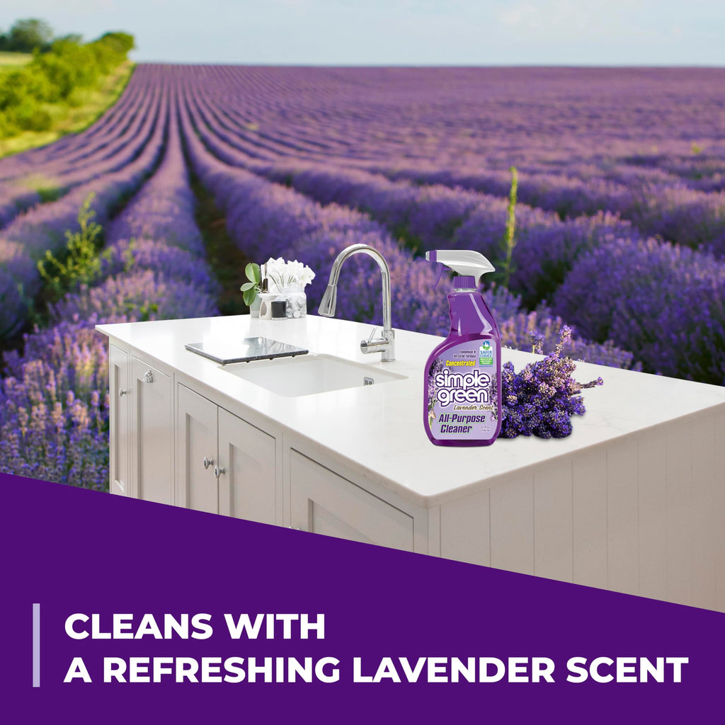 Simple Green AllPurpose Cleaner, 32 Fl Oz (Pack of 3), Lavender, 96 Fl Oz