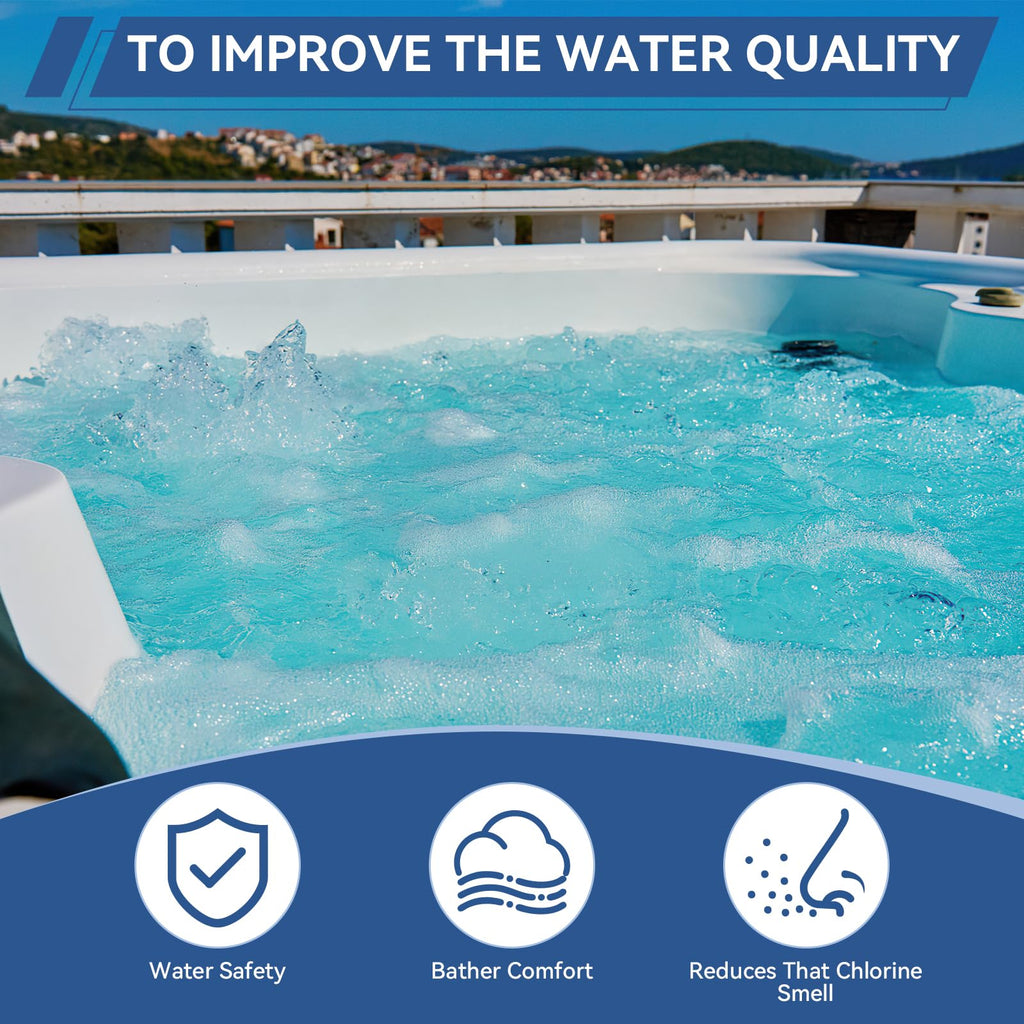 DONJOP Hot Tub Mineral Cartridge for Sundance Spas,Silver Ion Cartridge Can Last for 4 Months,Spa Mineral Cartridges Makes Your Spa Water Clean and Clarified 2 Pack
