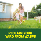 Raid Outdoor Wasp Ground Nest Killer, Dust Insecticide for Outside Household Use, Wasp Killer, Fast-Working and Odorless, 24 Oz