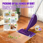 Mop Pad Refill Compatible with Swiffer WetJet Spray Mop, Wet Jet Mopping Pads for All Purpose Multi Surface Hardwood Floor Cleaning, 4 Layers Thickened and Super Absorbent, 100 Count.