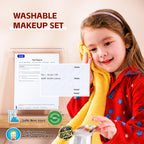 Kids Makeup Sets for Girls Toys - Washable Makeup for Kids with Mirror, Real Dressing Table with Stand, Princess Play Makeup Kit Perfect for 3 4 5 6 7 8-12 Year Old Girls Birthday & Christmas
