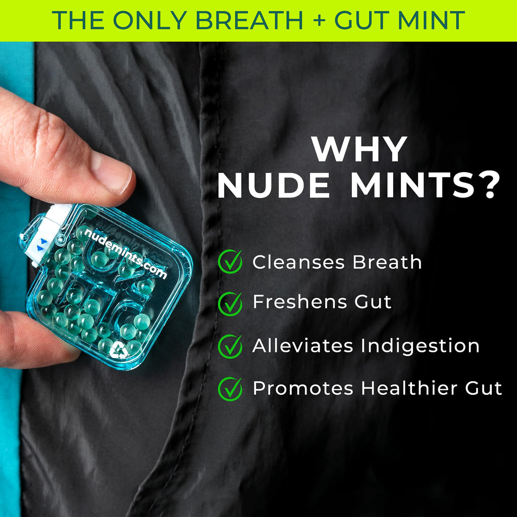 NUDE MINTS | Double Action Liquid Capsules | Mouth Watering Mint - Lasts 3x Longer - 3x Stronger - Extreme Bad Breath Solution For Adults - Sugar Free, 0 Calorie - Melon - 10 Pack - 300 Capsules