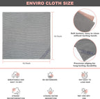 YOLOLOY Window Cloth & Enviro Cloth Set, Quality Replacement for Norwex Window & Enviro Cloth. Basic Package Cleaning Cloth. Clean and Leave No Traces. Only Water is Needed to Complete The Cleaning.