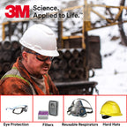 3M Safety Glasses, Virtua, 20 Pair, ANSI Z87, Unisex, Gray Hard Coat Lens, Gray Frame, Affordable Eye Protection, Lightweight, Wraparound Coverage, UVA, UVB, UVC