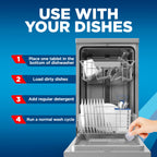 Finish Dishwasher Cleaner Tablets, Grease & Grime Remover, 12ct
