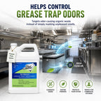 GET SERIOUS Grease Trap Treatment - Grease Trap Cleaner and deodorizer - 1 Gallon