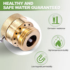 4 Pack Brass 3/4" Inch GHT Hose Bibb Backflow Preventer Vacuum Breaker