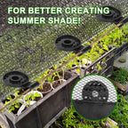 100PCS Shade Cloth Clips, Shade Cloth Plastic Clips
