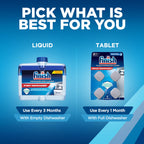 Finish Dishwasher Cleaner Tablets, Grease & Grime Remover, 12ct