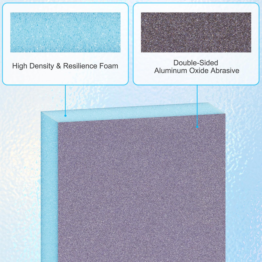 12 Pack Sanding Sponge, Washable and Reusable Sanding Blocks 400 Grit Wet Dry Sand Paper for Wood Drywall Metal Furniture