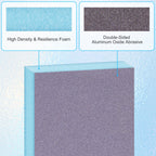 12 Pack Sanding Sponge, Washable and Reusable Sanding Blocks 400 Grit Wet Dry Sand Paper for Wood Drywall Metal Furniture