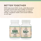 Double Wood Supplements NMN (Nicotinamide Mononucleotide) 250mg, 60 Capsules - 30 Servings, Gluten Free