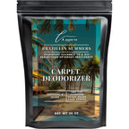 Lapew Brazilian Summers Carpet Deodorizer Powder - Brazilian Waves Freshener for Vacuuming | Scented Odor Eliminator for Home | 36 oz