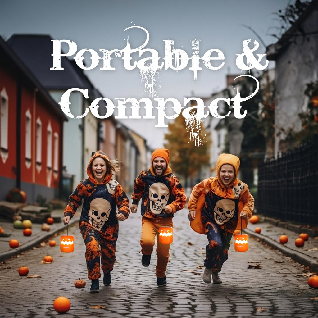 EverBrite 6-Pack Halloween Pumpkin Lantern, Collapsible Jack O Lantern