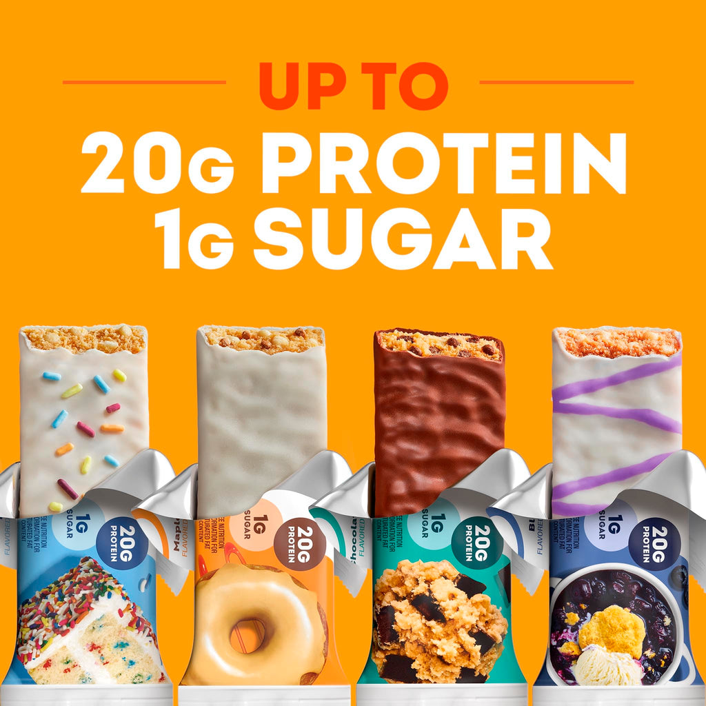 ONE Protein Bars, Peanut Butter Cup, Gluten Free with 20g Protein and 1g Sugar, Pantry Staples, 2.12 oz (12 Count)