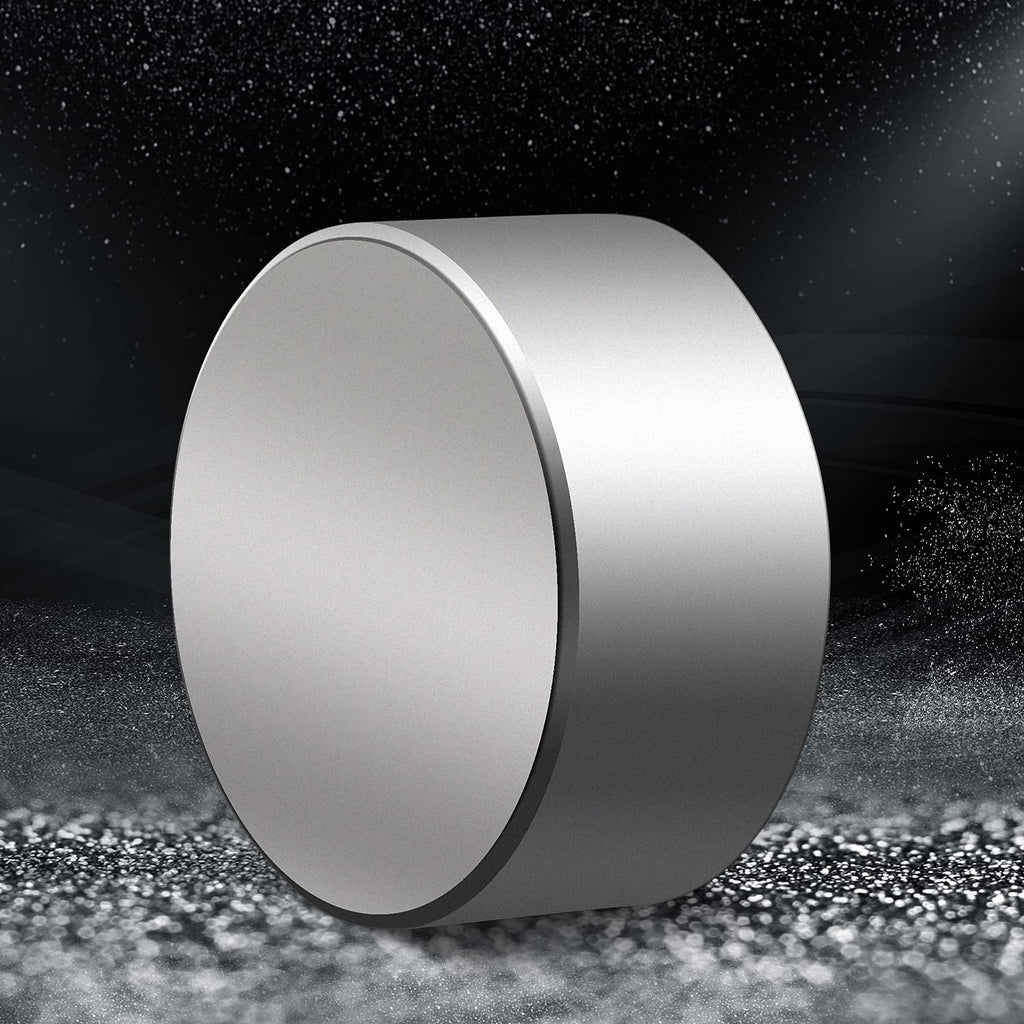 MIKEDE Strong Magnets, 40x20mm/1.570x0.79in Large Neodymium Magnets for Fridge, High Power Round Magnet Heavy Duty, Rare Earth Magnet for DIY, Craft，Office, Science, Tool Room - One Piece