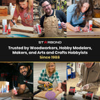 Starbond Super Fast Thin, Premium Instant CA (Cyanoacrylate Adhesive) Super Glue Plus Extra Cap and Microtips, (for Woodturning, Pen Turning, Hobby, Stabilizing, Finish, Inlay) (4 Ounce)