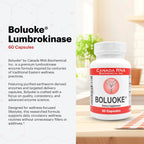 Boluoke Canada RNA Lumbrokinase Enzyme Supplement - Traditionally Inspired Circulatory Wellness Formula - Targeted Delivery Capsules - 30 Capsules