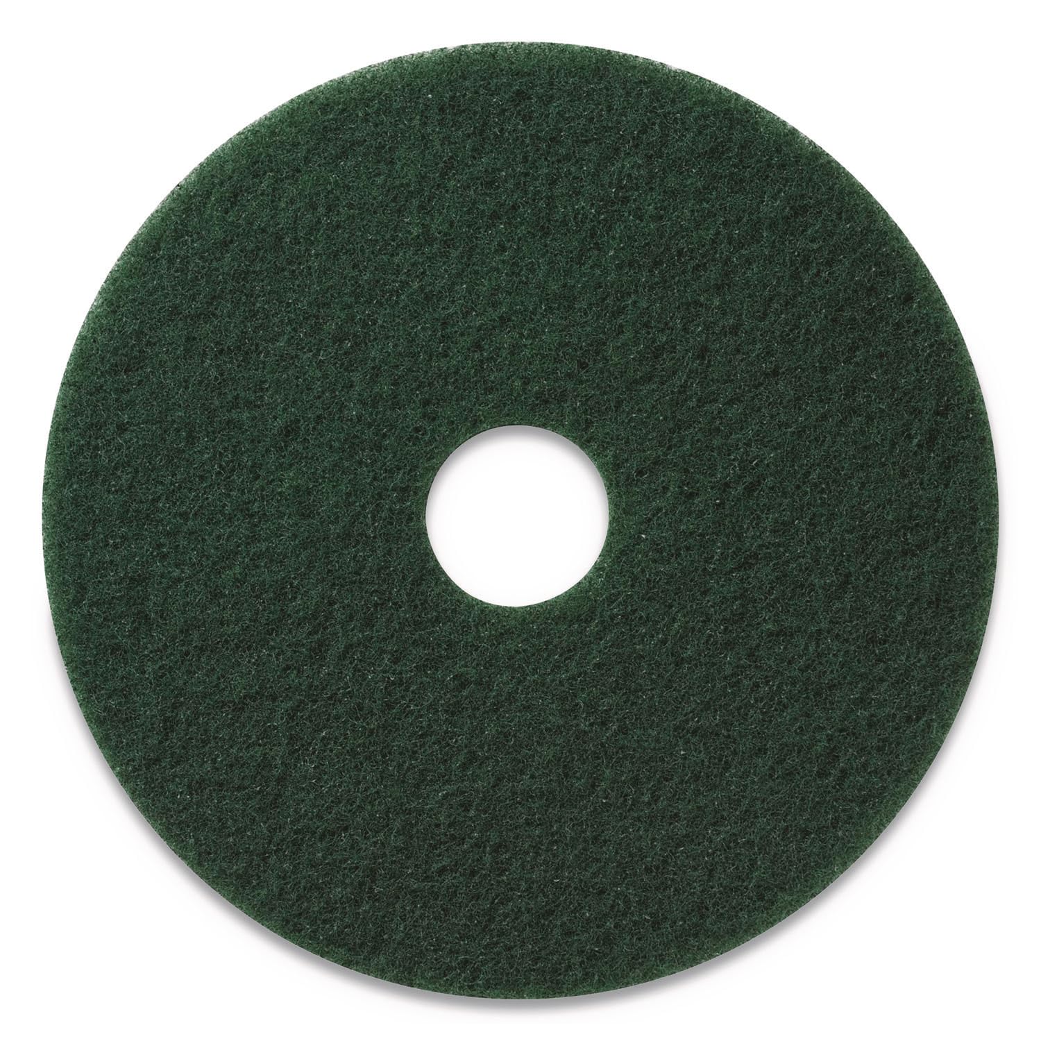 Americo 400320 Scrubbing Pads, 20-Inch Diameter, Green, 5/Ct