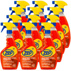 Zep Heavy-Duty Citrus Degreaser and Cleaner - 24 oz (Case of 12) ZUCIT24 - Restaurant Grade, Removes Oil, Grease, Adhesive, and Kitchen Soil on Stovetops, Appliances