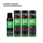 3M Hi-Strength Spray Adhesive Glue 90 CA, Clear Color, 19.0 oz Net Wt Can