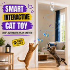 Interactive Cat Toys for Indoor Cats, Clip-On Automatic Flying Bird