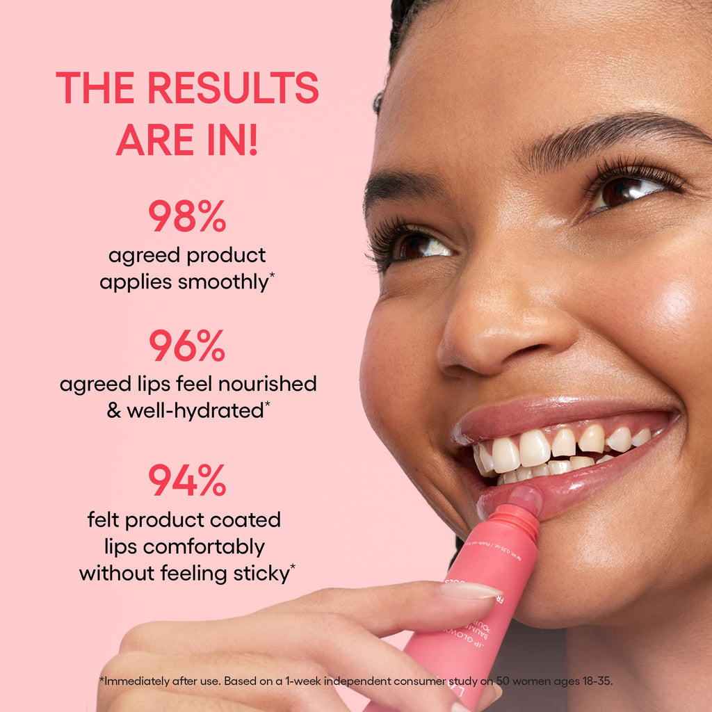 LANEIGE Lip Glowy Balm, Grapefruit: Sheer Tinted Lip Moisturizer with Shea Butter, for Hydrating Shine & Soft Lips
