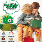 Dinosaur Kids Camera for Boys Girls, Toddler Digital Selfie Camera with Cute Protective Cover and SD Card, Christmas Birthday Gifts Toys for 3 4 5 6 7 8 9 10 11 12 Years Old Little Girls and Boys
