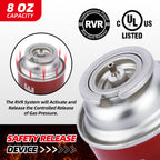 Smart & Safe Butane Fuel Canister - Self-Sealing Nozzle - 28 Pack for Outdoor Cooking, Camping, and Emergency Use
