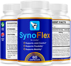 SynoFlex - SynoFlex Capsules Daily Natural Premium Support, Syno Flex Pill Advanced Formula Active Mobility Lifestyle Multivitamin for Overall Health & Wellness, 60 Capsules for 1 Month