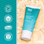 YES WB Water-Based Personal Lubricant | Intensely Hydrating Water-Based Lube | Certified Organic Made Without Hormones or Glycerine | pH Matched