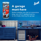 Scott Shop Original Blue Towels (75130), 9.4"x11" Cloth-like Paper Towel (30 Rolls of 55 Sheets, 1,650 Sheet Total)