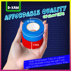 D-Xam 6-Pack Neon Gaffer Tape - 0.6 or 1 inch UV Blacklight Reactive Glow in The Dark Tape, Best for Parties, Dance Floors, Theaters & DIY Projects - 6 Vibrant Colors (1 inch x 15 feet)
