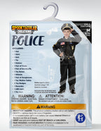 Spooktacular Creations 14PCS Halloween Police Costume for Kids, Black Police Officer Costume for Boys, Toddler Cosplay RolePlay Themed Party (Small, 5-7 yrs)
