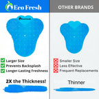 Premuim Large Urinal Screen Deodorizer 10 pack of 3D Wave – Anti-Splash Urinal Cake infused with Essential Oils for Long Lasting 30-Day Odor Control in Bathrooms Toilets Offices Schools, Ocean Breeze
