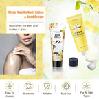 Gifts for Women,Bath and Body Gift 10 pcs Warm Vanilla Self Care Set for Friends,Her,Bestie,Mom,Wife Christmas Birthday Gifts