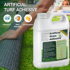 Threlaco 1 Gallon Turf Glue for Artificial Grass Artificial Turf Glue Tape Grass Paint Concentrate Carpet Green Adhesive for Synthetic Surfaces
